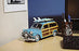 1949 Ford Wagon Car W/Two Surfboards Car Model - Medieval Replicas