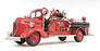 1938 Red Fire Engine Ford 1:40 Car Model - Medieval Replicas