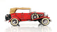 1933 Red Duesenberg J 1:12 Car Model - Medieval Replicas