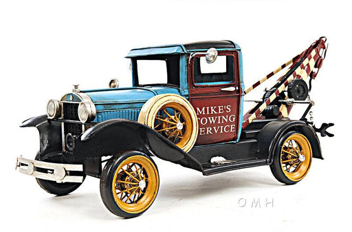 1931 Ford Model A Tow Truck 1:12 Car Model - Medieval Replicas