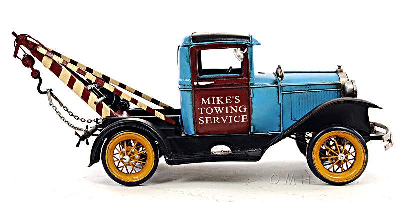 1931 Ford Model A Tow Truck 1:12 Car Model - Medieval Replicas