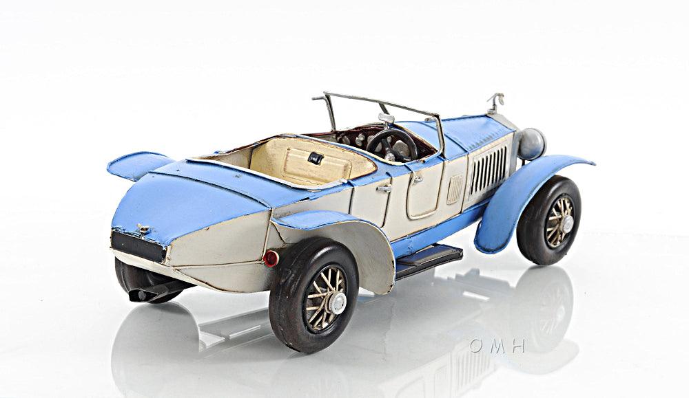 1928 17EX Sports Rolls Royce Phantom Car Model - Medieval Replicas