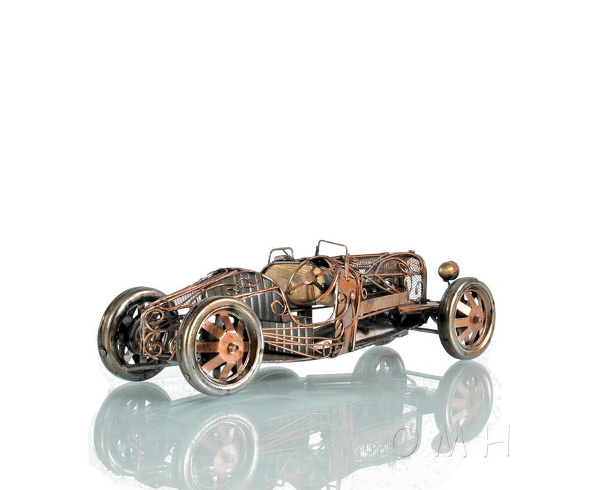 1924 Bugatti Type 35 Open Frame Car Model - Medieval Replicas