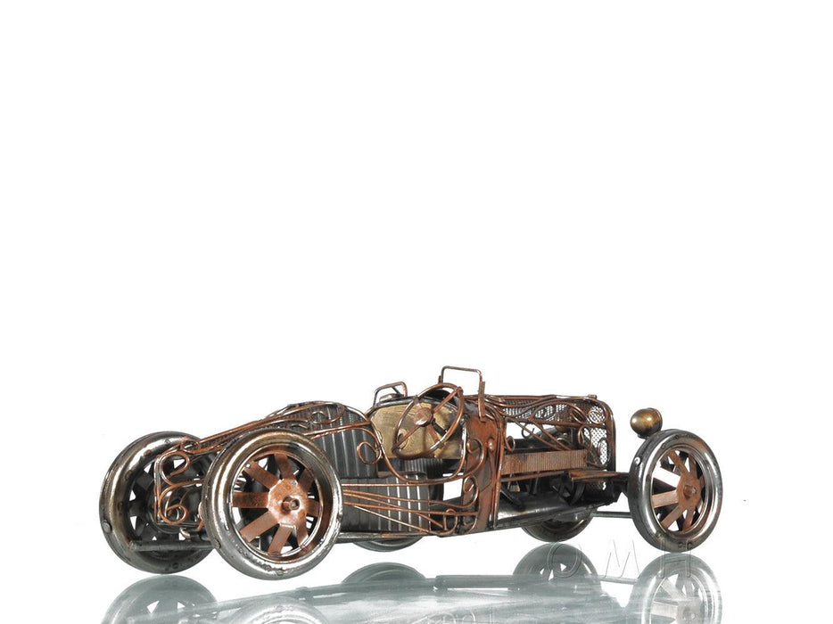 1924 Bugatti Type 35 Open Frame Car Model - Medieval Replicas