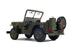 1945 Willys CJ-2A Overland Open Frame Jeep Car Model - Medieval Replicas