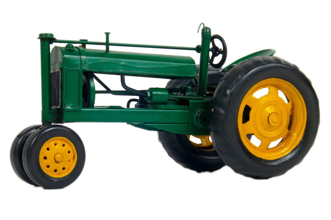 1935 John Deere Model B Tractor Metal Handmade Car Model - Medieval Replicas