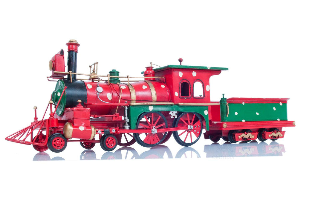 Christmas Train Model Handmade Metal Home and Decor - Medieval Replicas