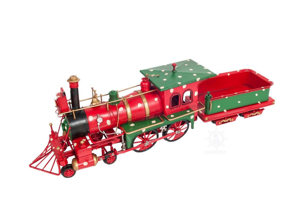 Christmas Train Model Handmade Metal Home and Decor - Medieval Replicas