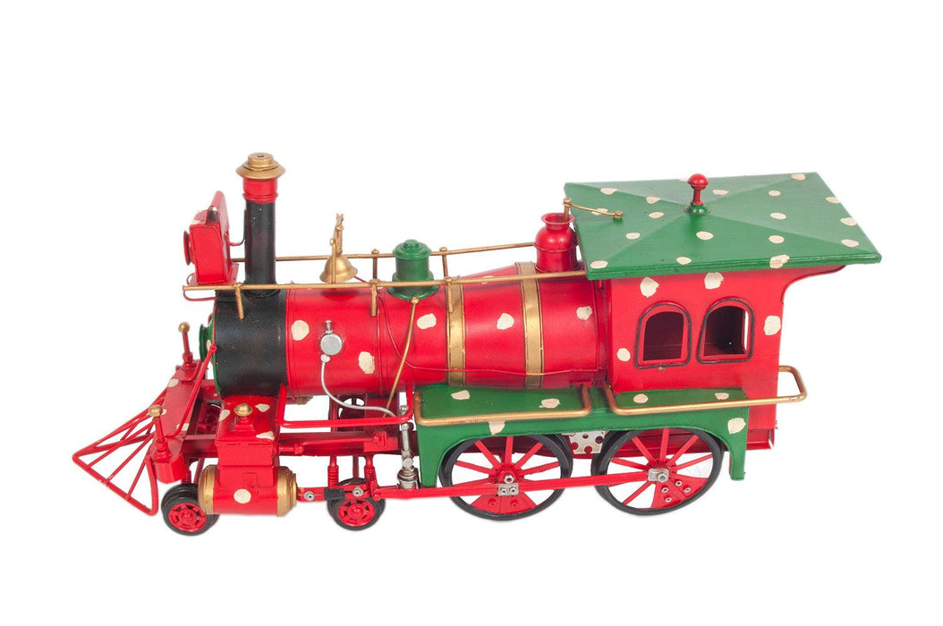 Christmas Train Model Handmade Metal Home and Decor - Medieval Replicas