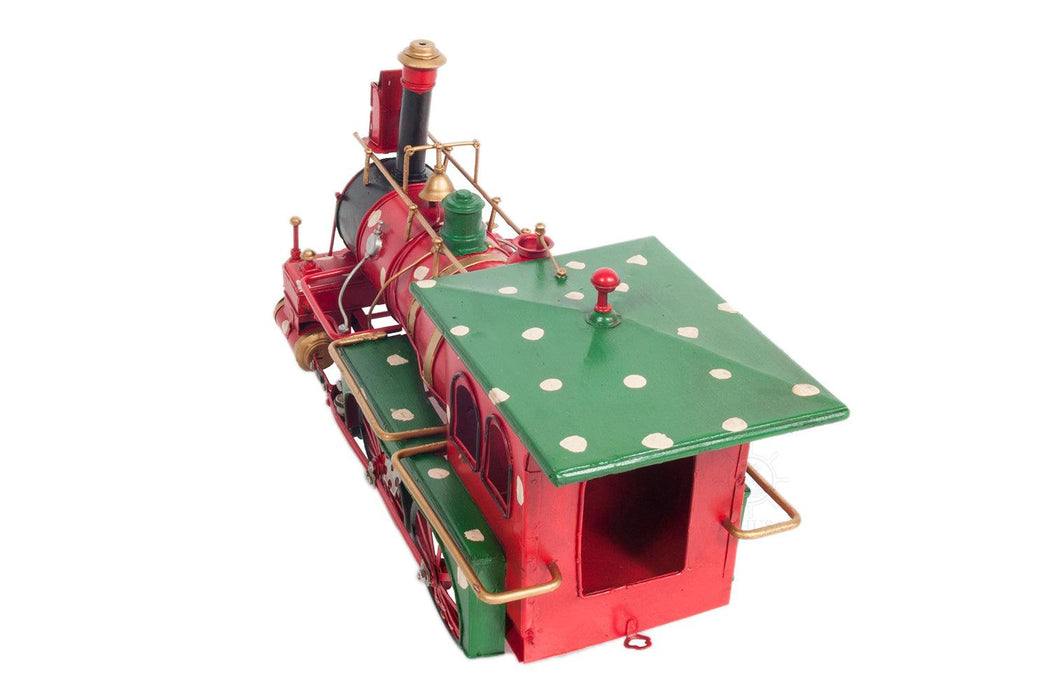 Christmas Train Model Handmade Metal Home and Decor - Medieval Replicas