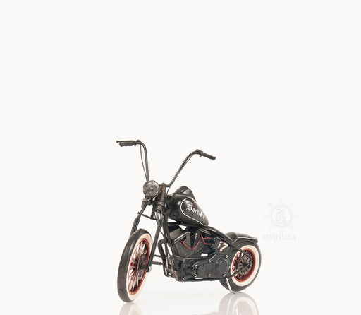 Hardcore 67 Chopper Motorcycle Metal Handmade Bikes Model - Medieval Replicas