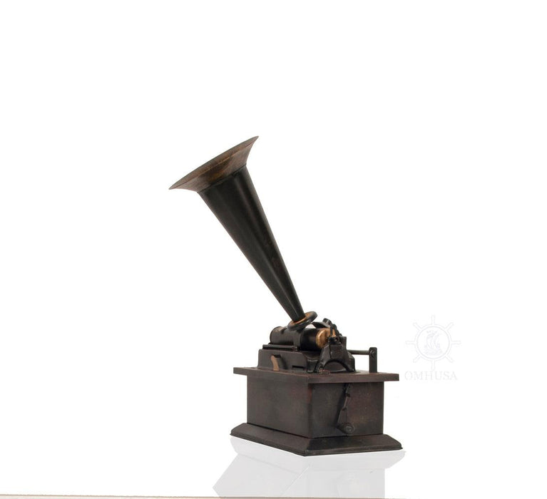 1901 Edison Standard Model A New Style Phonograph - Medieval Replicas