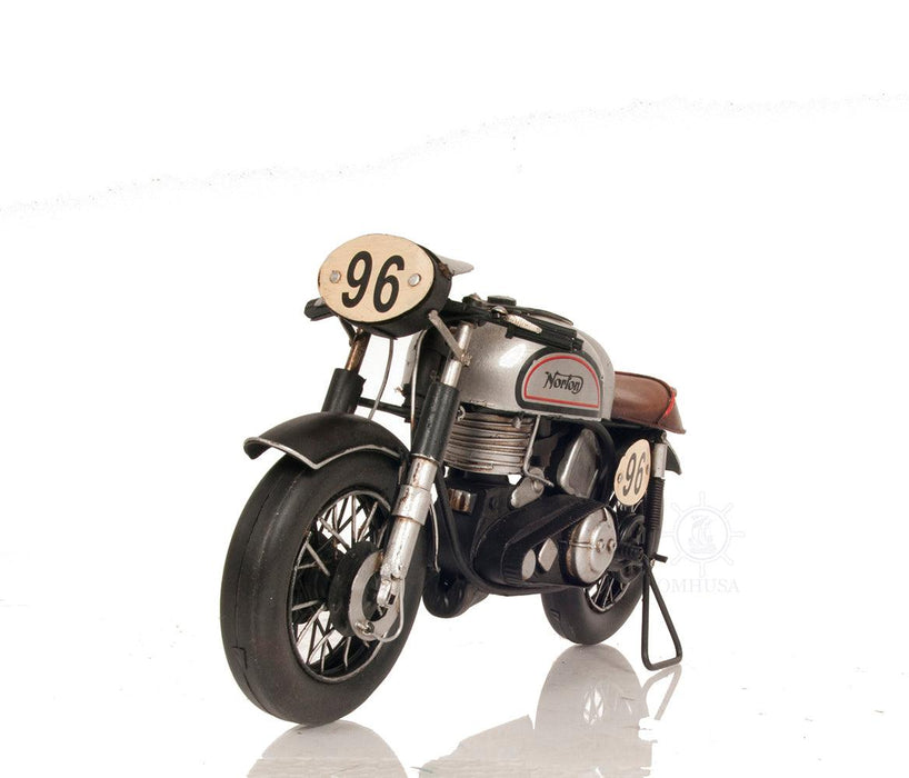 1952 Norton Manx 1:8 Metal Handmade Scaled Bikes Model - Medieval Replicas