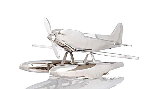 Aluminum Sea Plane With Shiny Nickel Finish Beautiful Home Decoration - Medieval Replicas