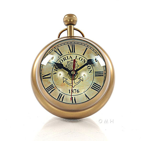 Classic Antique Style Victorian Paper Weight Clock Home Decor - Medieval Replicas