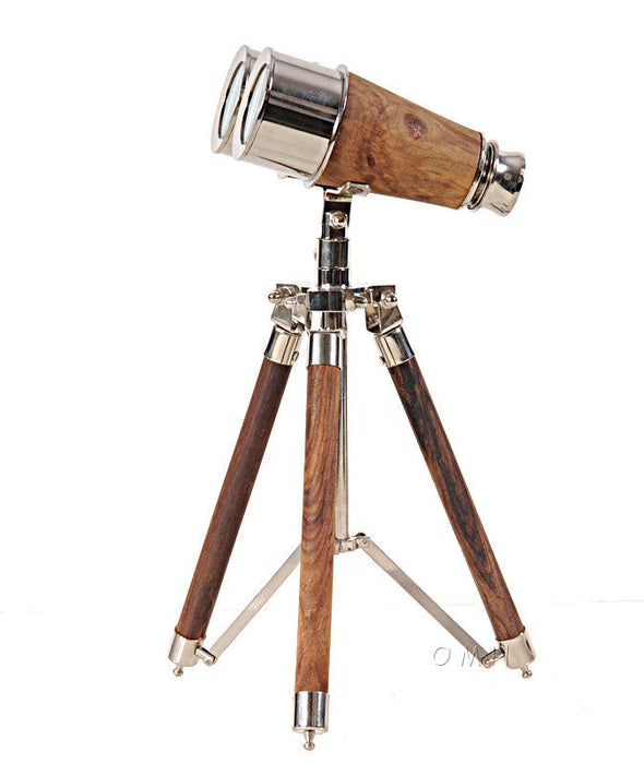 Brass Binocular On Stand - Medieval Replicas