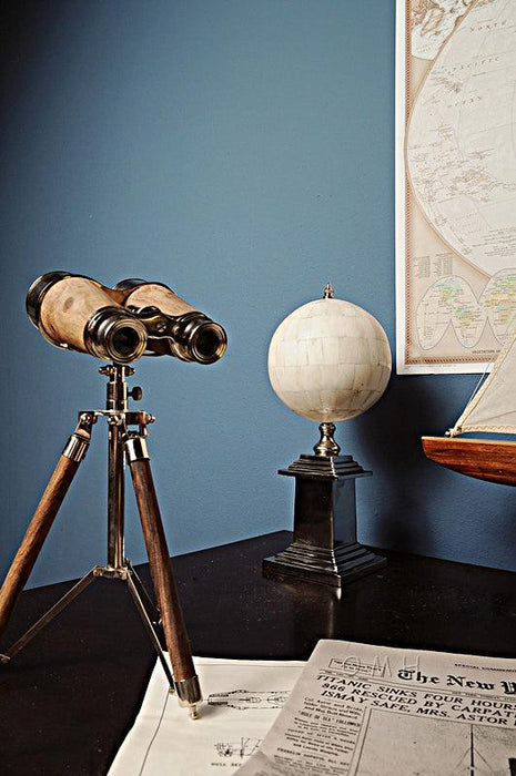 Brass Binocular On Stand - Medieval Replicas