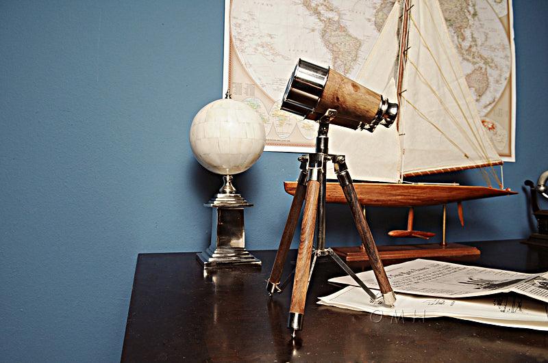 Brass Binocular On Stand - Medieval Replicas