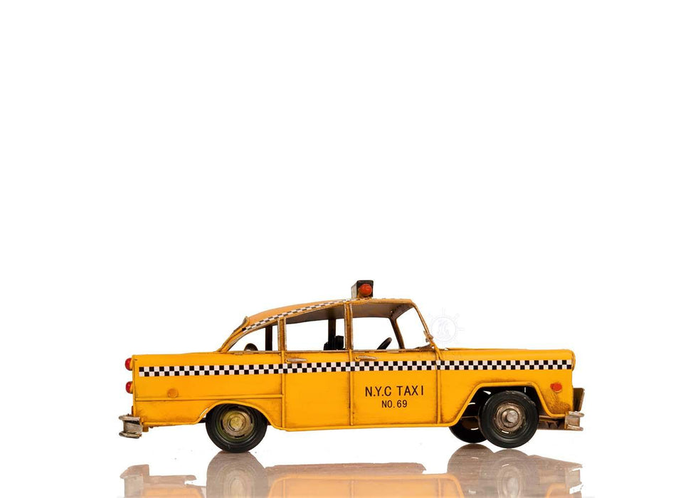 Handmade Classic New York City Taxi Car Model - Medieval Replicas