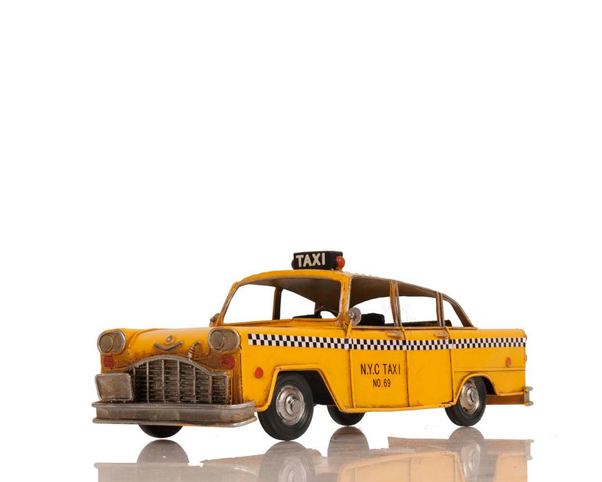 Handmade Classic New York City Taxi Car Model - Medieval Replicas