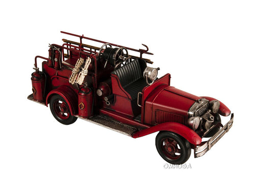 Handmade 1910s Fire Engine Truck Model - Medieval Replicas