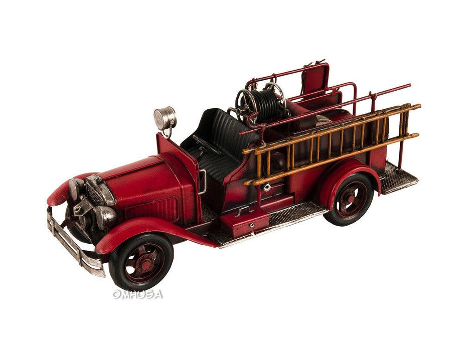 Handmade 1910s Fire Engine Truck Model - Medieval Replicas