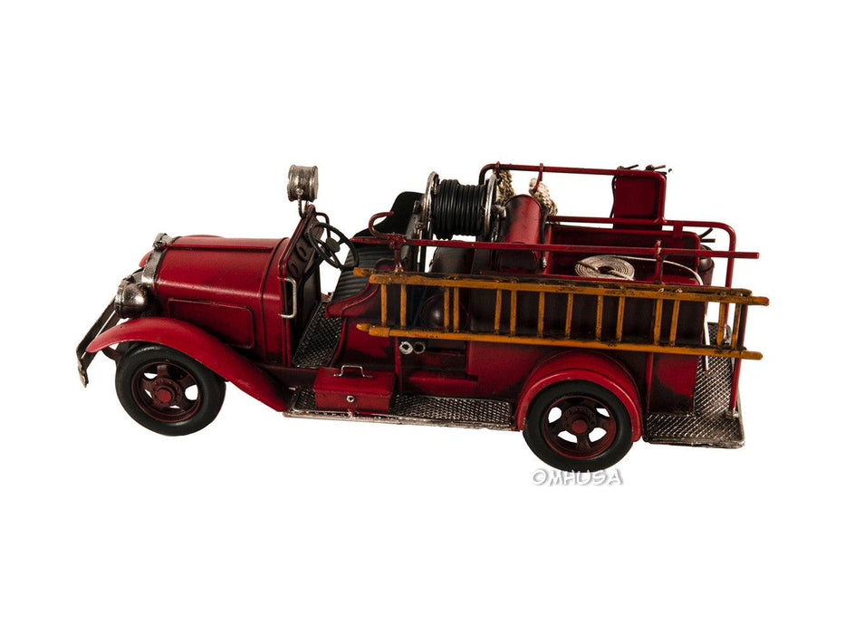 Handmade 1910s Fire Engine Truck Model - Medieval Replicas