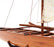 Hawaiian Canoe Wooden Handcrafted Model - Medieval Replicas