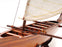 Hawaiian Canoe Wooden Handcrafted Model - Medieval Replicas