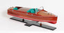 Handcrafted Chris Craft Runabout Painted model - Medieval Replicas