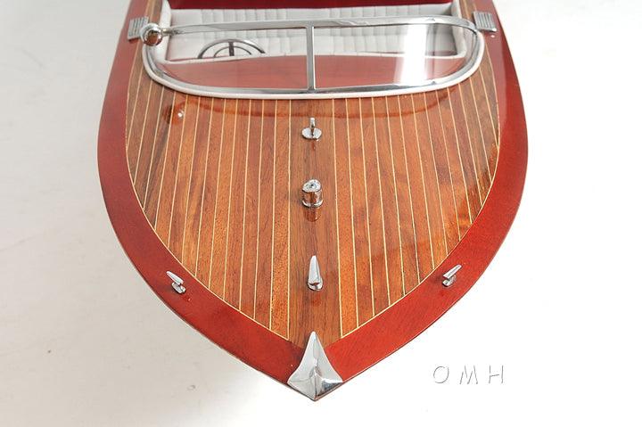 Chris Craft Cobra Painted speed  boat model - Medieval Replicas