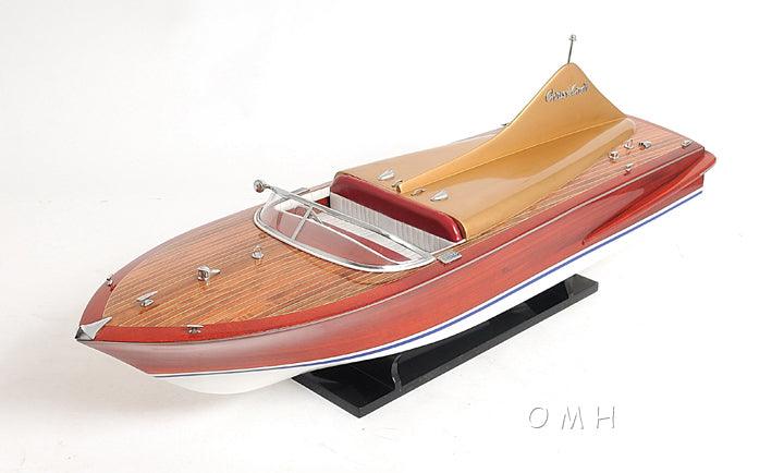 Chris Craft Cobra Painted speed  boat model - Medieval Replicas