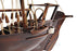 Handcrafted DHOW Wooden Boat Model Beautiful Home Decorative Accent - Medieval Replicas