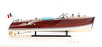 Handcrafted Fully Assembled  Riva Triton Painted Speeeboat MODEL - Medieval Replicas