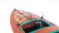 Chris Craft Triple Cockpit Wooden Boat Model Finest Home Decorative Art Piece - Medieval Replicas