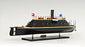 CSS Virginia with Display Case Ship Model - Medieval Replicas