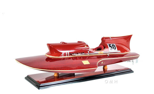 Handcrafted Ferrari Hydroplane Medium Model Home Decor - Medieval Replicas