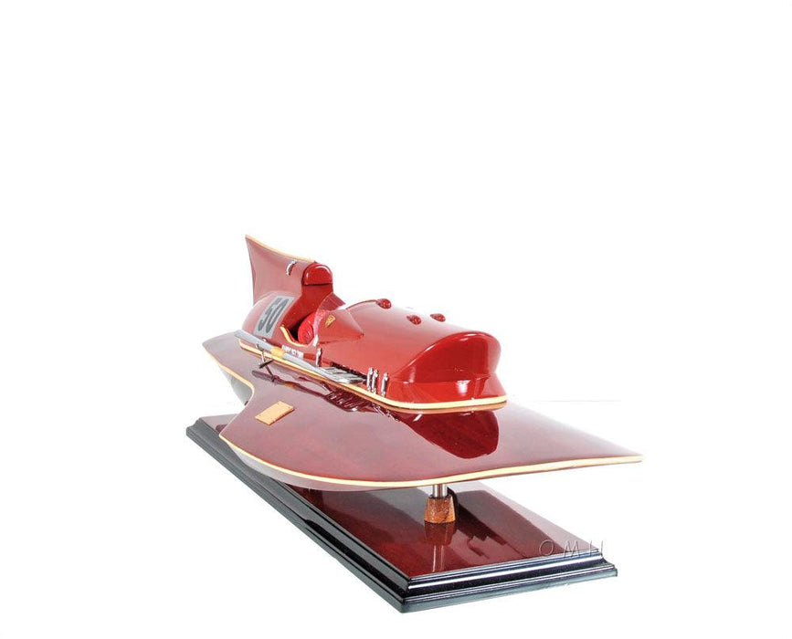 Handcrafted Ferrari Hydroplane Medium Model Home Decor - Medieval Replicas