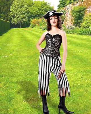 RACHEL WALL STRIPED PANTS Woman's Costume - Medieval Replicas