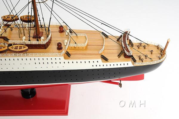 Handcrafted Queen Mary FULLY ASSEMBLED MODEL Ship - Medieval Replicas