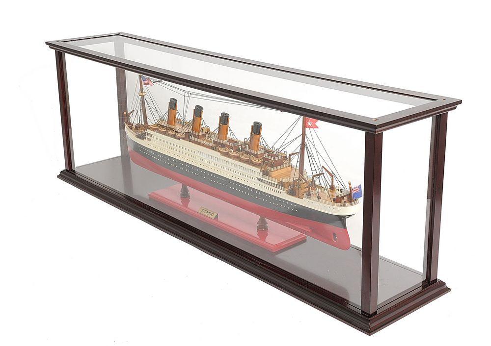 Handcrafted RMS Titanic Midsize with Display Case - Medieval Replicas