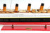 Handcrafted TITANIC PAINTED XL Ship Model 56" Long - Medieval Replicas