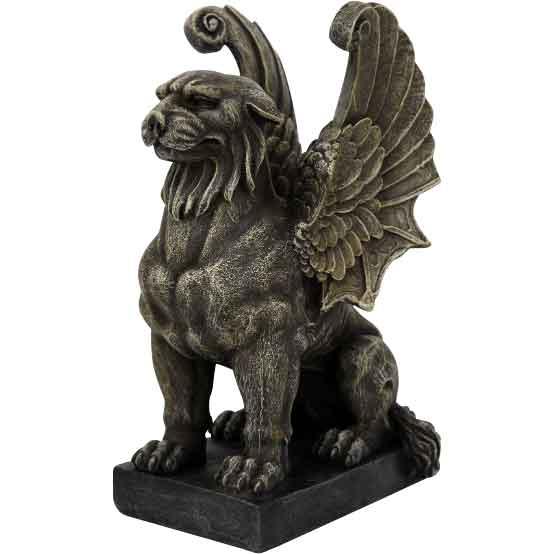 Gothic Lion Gargoyle Bookend - Medieval Replicas