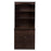 AGNI MODERN DARK BROWN BUFFET AND HUTCH KITCHEN CABINET - Medieval Replicas