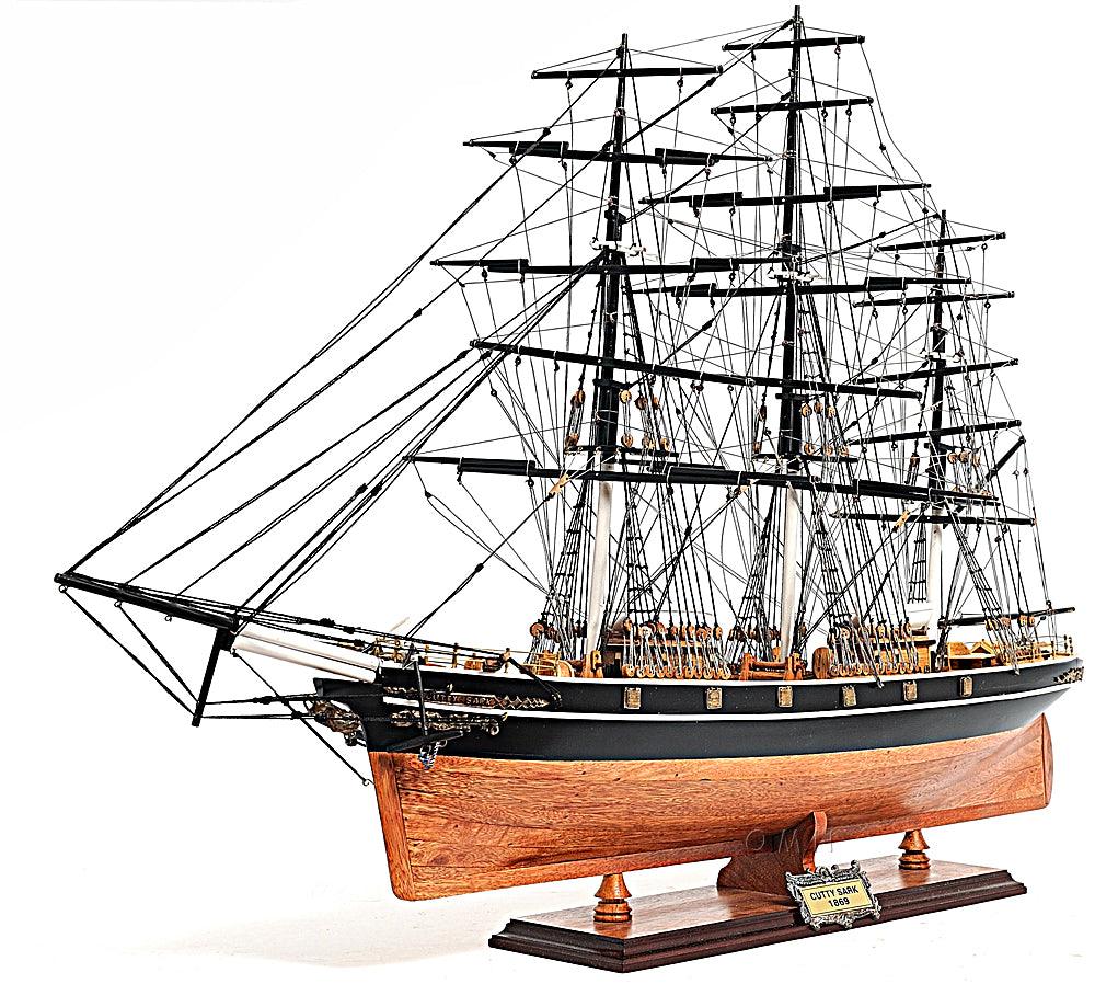 Cutty Sark (no sail)  Handcrafted Wooden Ship Model 34.5" Long - Medieval Replicas