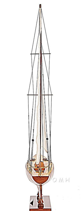 Columbia Wooden Yacht Model 24" Long - Medieval Replicas