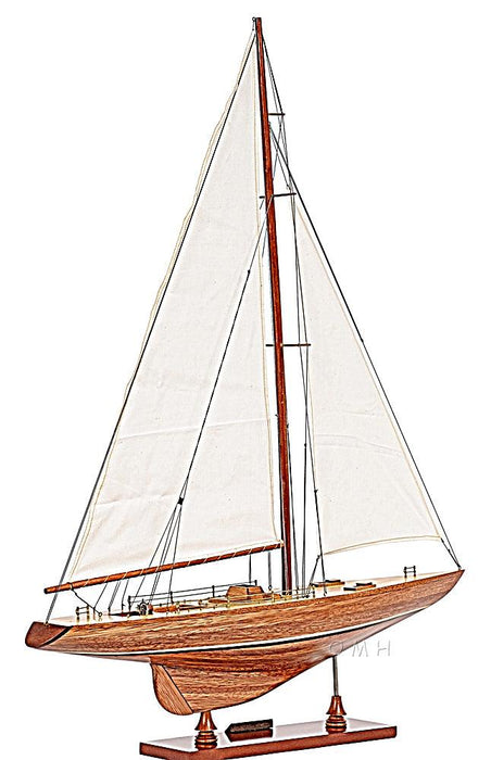 Columbia Wooden Yacht Model 24" Long - Medieval Replicas