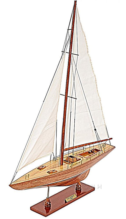 Columbia Wooden Yacht Model 24" Long - Medieval Replicas