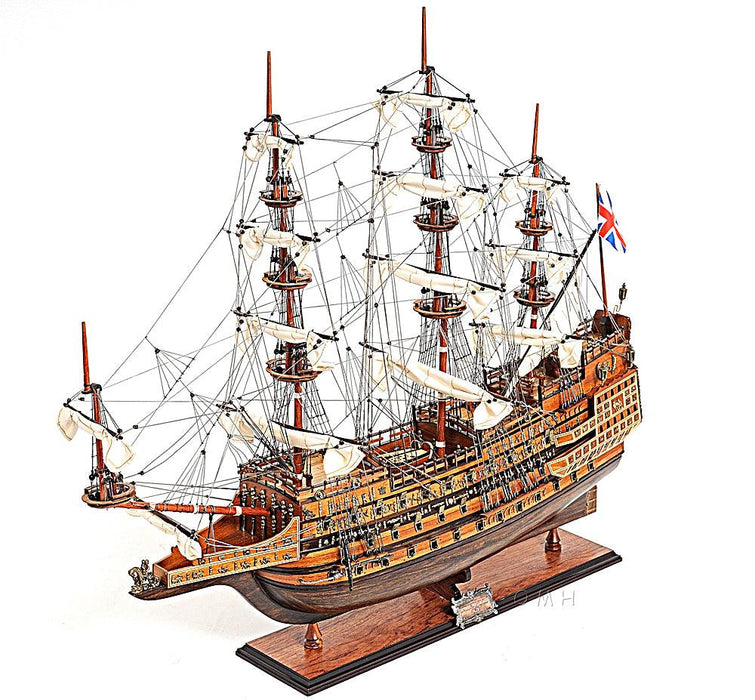 FULLY ASSEMBLED replica Sovereign of the Seas HOME DECOR SHIP MODEL - Medieval Replicas