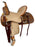 Hard seat roping style Horse saddle with combo basket 12" Double T - Medieval Replicas